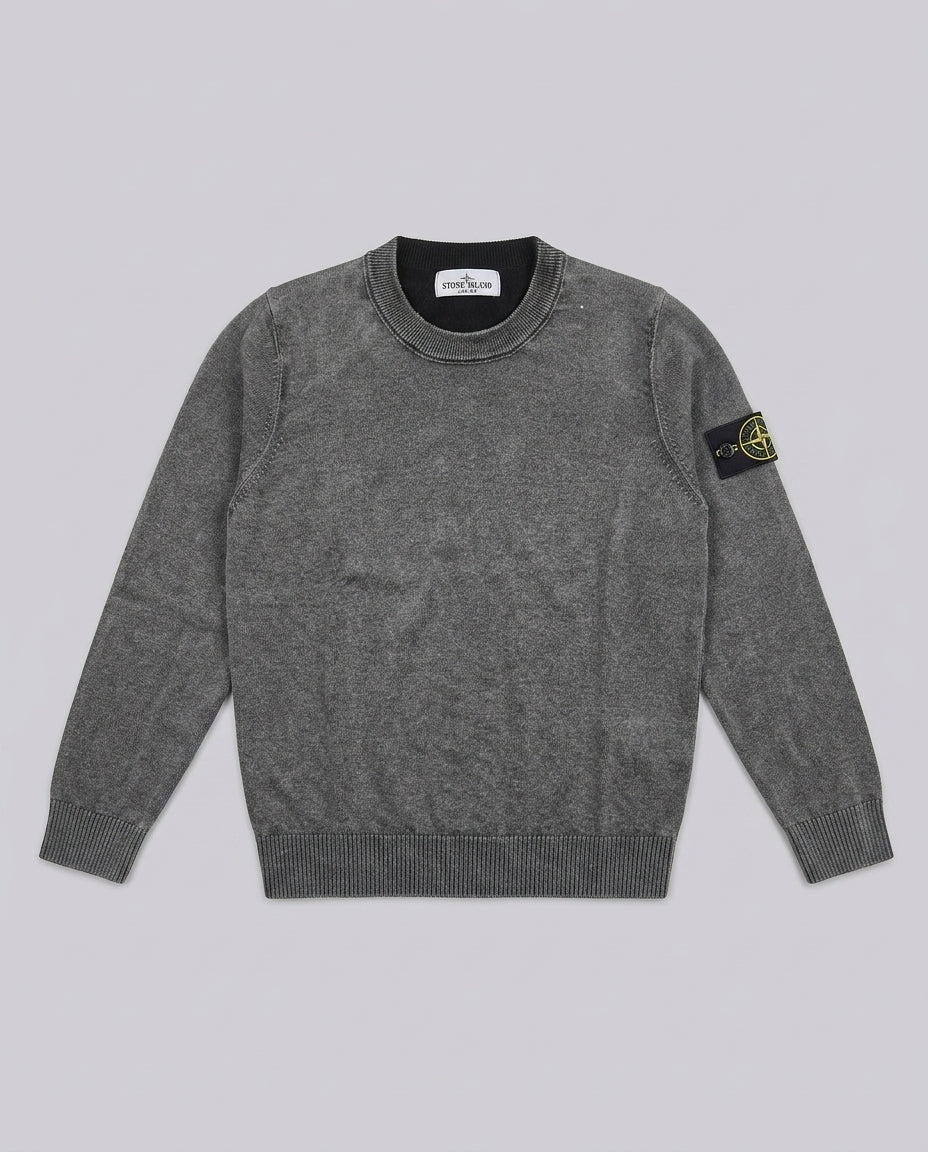 Maglione Stone Island Kids grigio da bambino 10 anni – fronte