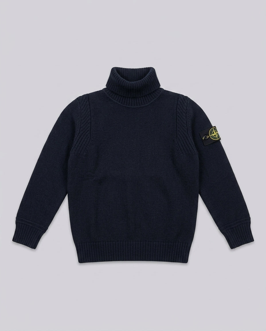 Maglione Stone Island Kids navy da bambino 10 anni – fronte