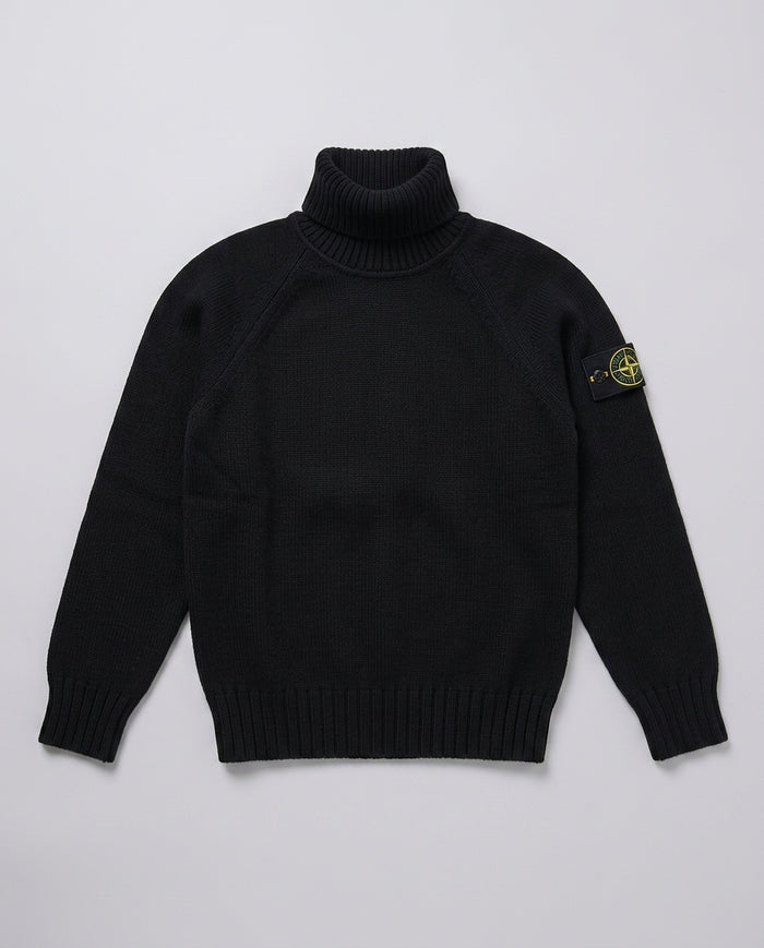 Maglione Stone Island Kids nero da bambino 8 anni – fronte