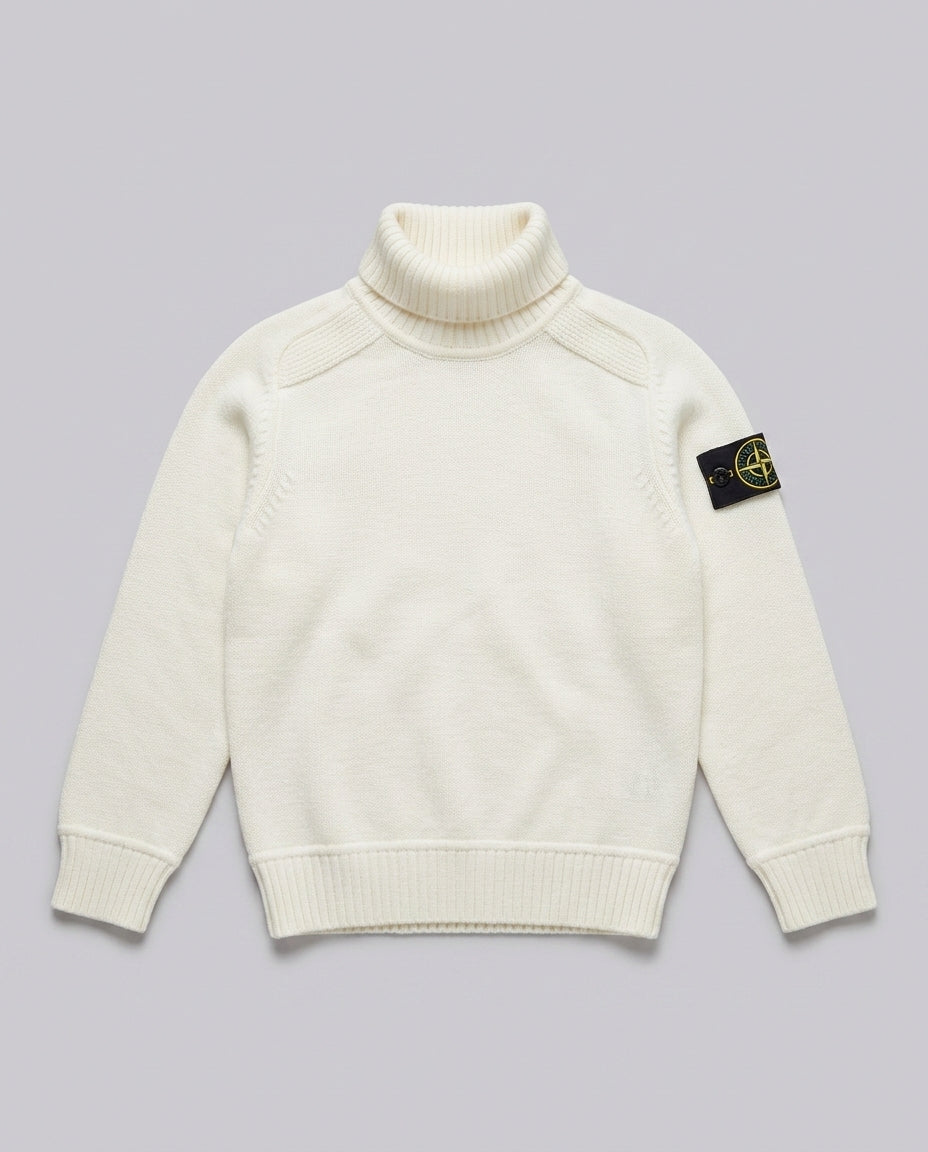 Maglione Stone Island Kids naturale da bambino 8 anni – fronte