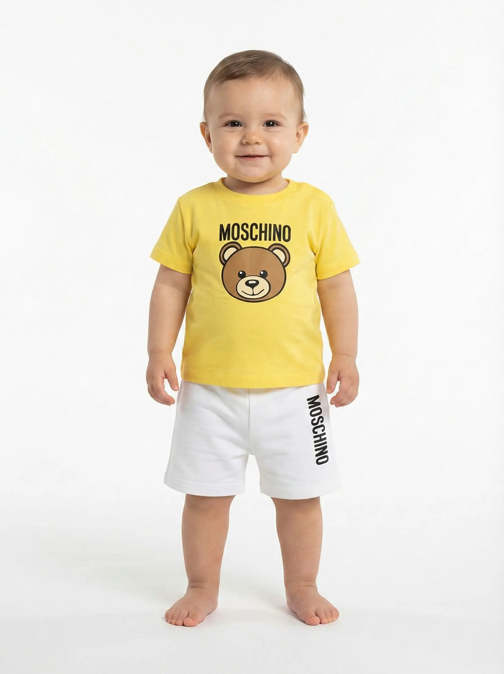 Moschino Bambino Neonato | Completo T Shirt e Pantaloncini | Moschino Kids Outlet Moschino Kids Neonato