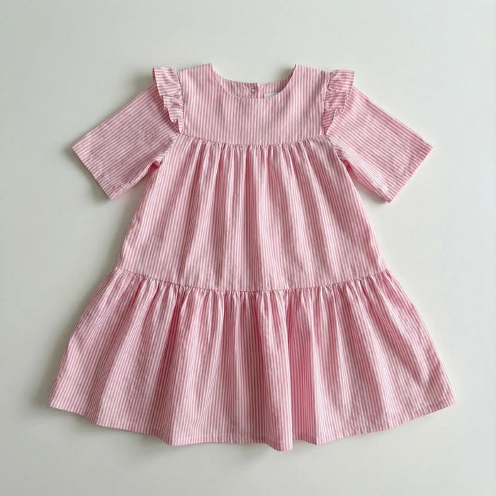 ABITO MANICA CORTA IN COTONE BAMBINA PETIT BATEAU Petit Bateau