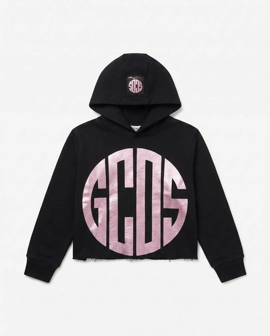 FELPA CGDS LOGO GIRL CROP GCDS