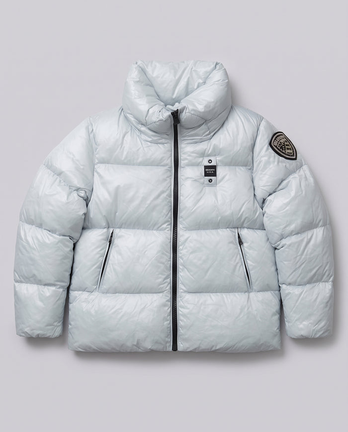 Piumino Blauer Kids Celeste da bambina 8 anni – fronte