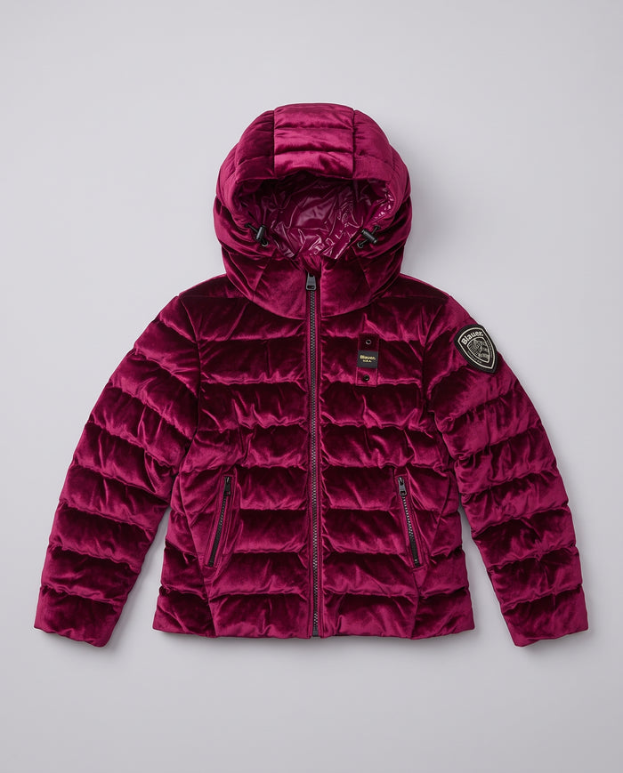 Giubbotto Blauer Kids magenta da bambina 8 anni – fronte