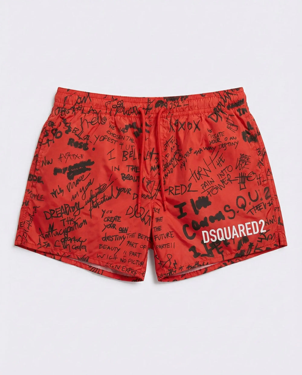 Costume Dsquared2 | Logo Graffiti | Rosso Dsquared2