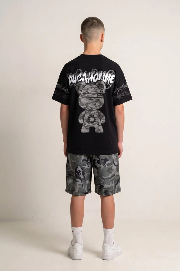 T Shirt Duca Homme Bambino Stampa Teddy