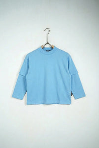 T shirt Bambino Duca Homme Doppia Manica Celeste Duca Homme