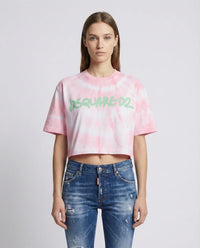 T Shirt Dsquared2 | Oversize | Tie Dye | Rosa Dsquared2