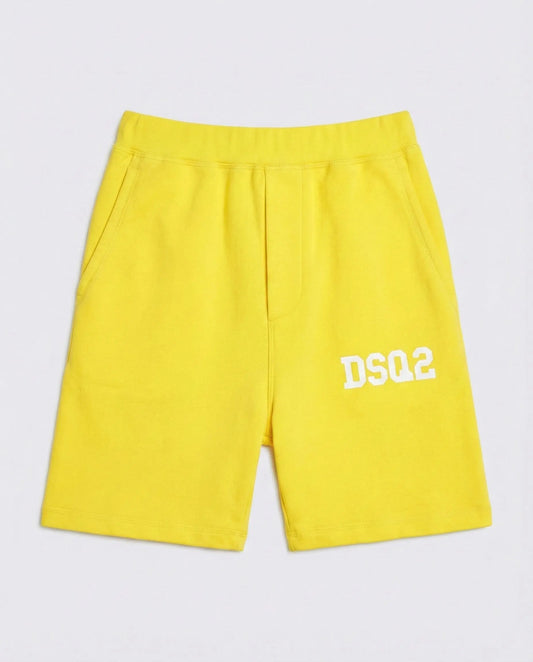 Pantaloncini Dsquared2 | Modello Unisex | Logo DSQ2 | Giallo Dsquared2