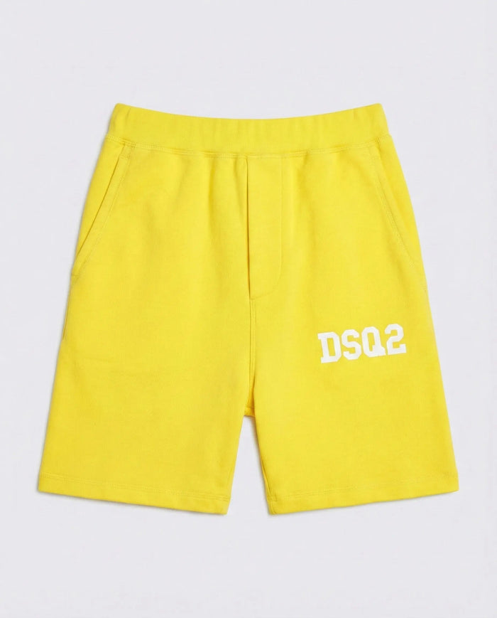 Pantaloncini Dsquared2 | Modello Unisex | Logo DSQ2 | Giallo Dsquared2