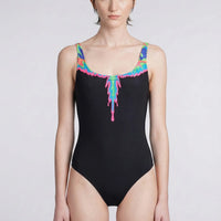 Marcelo Burlon Outlet | Costume Intero con Logo | Nero Marcelo Burlon