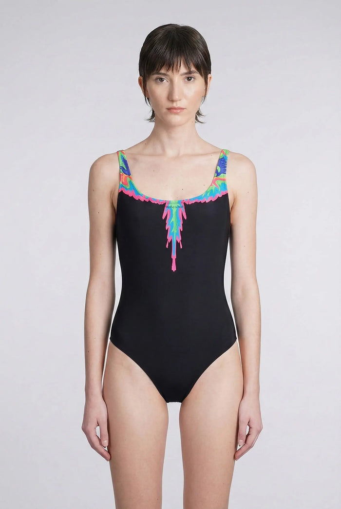 Marcelo Burlon Outlet | Costume Intero con Logo | Nero Marcelo Burlon