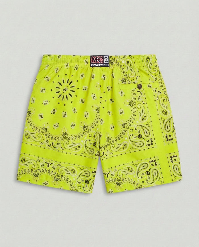 Costume Uomo Mc2 Saint Barth | Bandana Giallo Mc2 Saint Barth