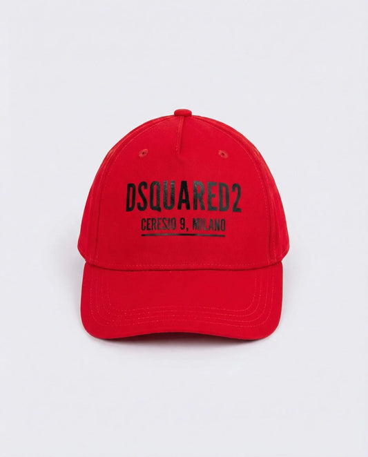 Cappello Dsquared2 | Logo Ceresio 9 | Rosso | Accessori Dsquared2