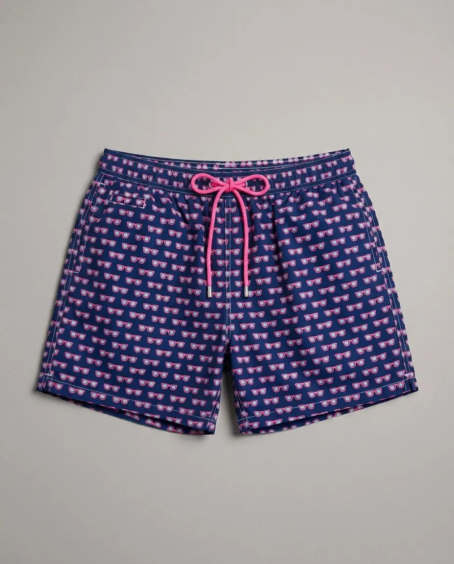 Costume Uomo Blu MC2 Saint Barth Sunglasses Micro | Stampa Occhiali Mc2 Saint Barth