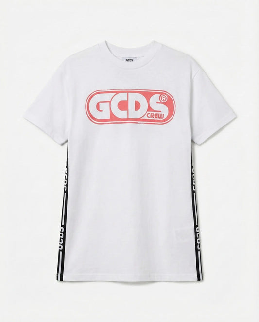 MAXIMAGLIA GLITTER GCDS BIANCO GCDS