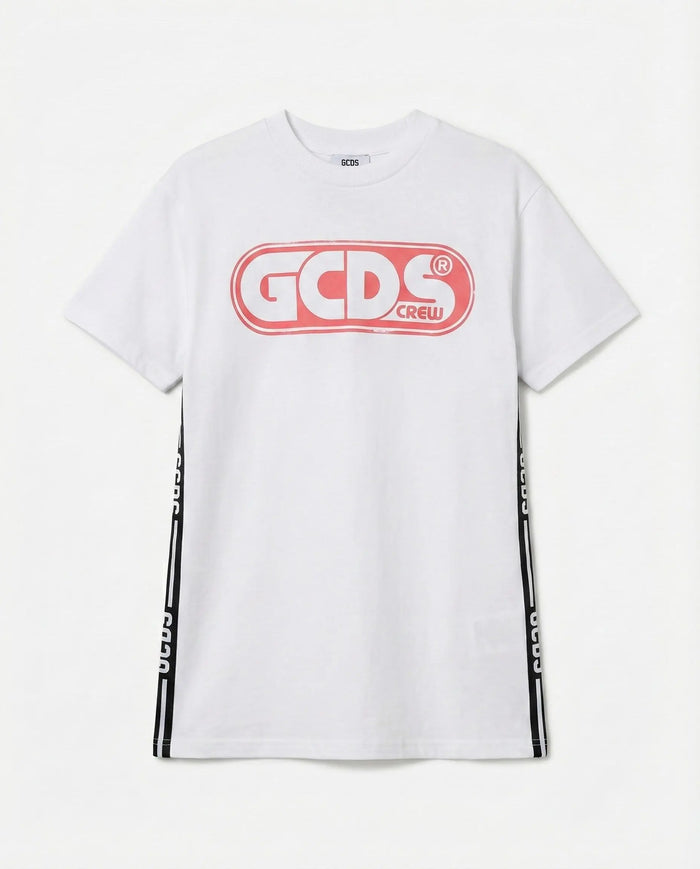 MAXIMAGLIA GLITTER GCDS BIANCO GCDS