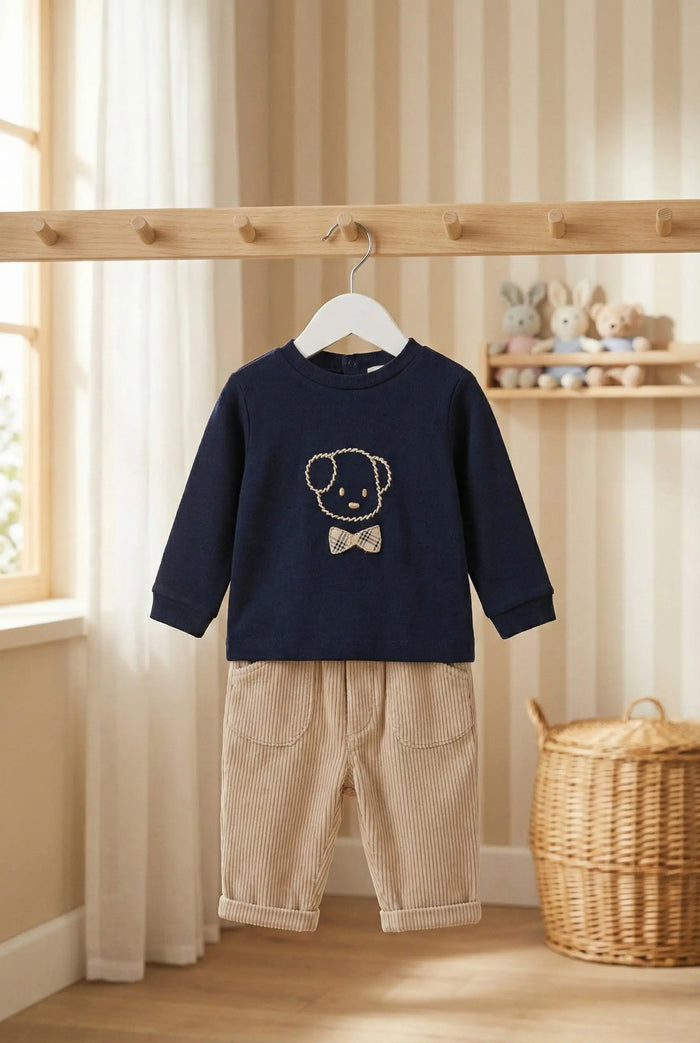 COMPLETO 2 PEZZI NEONATO LALALU' Lalalu