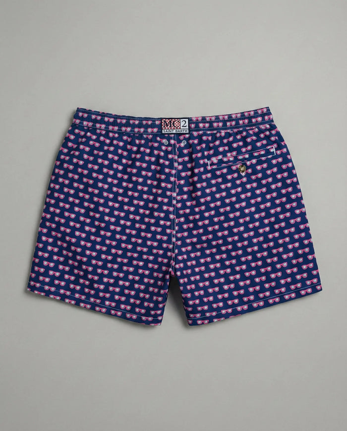 Costume Uomo Blu MC2 Saint Barth Sunglasses Micro | Stampa Occhiali Mc2 Saint Barth