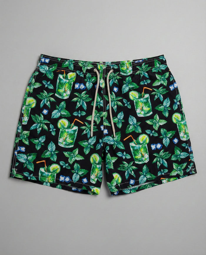 Costume Nero Uomo Mc2 Saint Barth | Stampa Mojito Mc2 Saint Barth