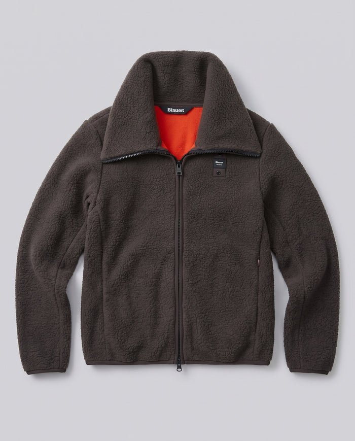 Giubbotto Blauer Kids antracite da bambina 8 anni – fronte