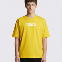 T Shirt Dsquared2 | Mini Logo DSQ2 | Giallo Dsquared2