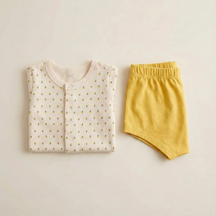 COMPLETO 2 PEZZI IN JERSEY LEGGERO BEBÈ PETIT BATEAU Petit Bateau