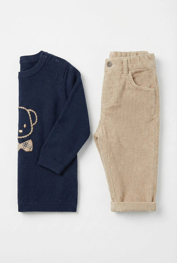 COMPLETO 2 PEZZI NEONATO LALALU' Lalalu