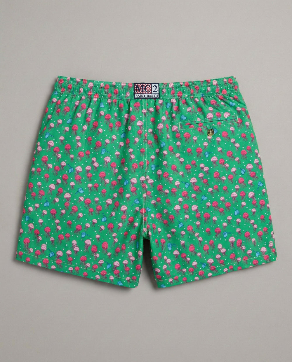 Costume Uomo Verde Stampa Meduse | Mc2 Saint Barth Mc2 Saint Barth