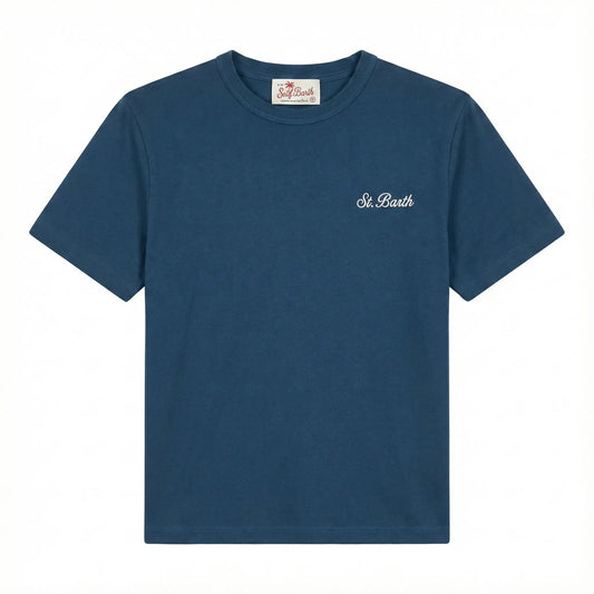T Shirt Saint Barth Bambino | Logo | Mc2 Outlet Mc2 Saint Barth