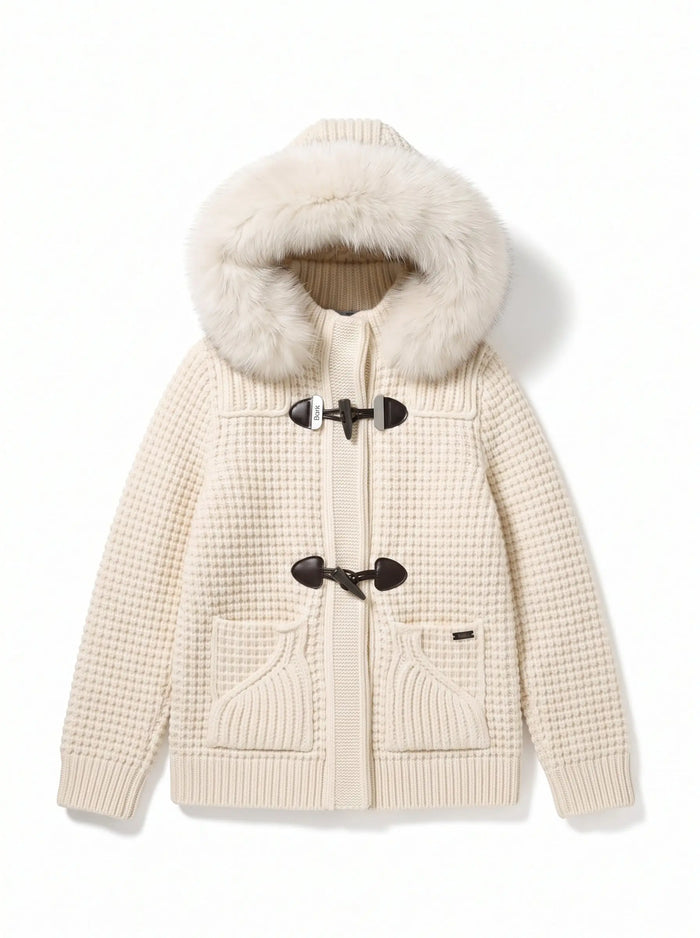Bark Bianco Donna con Pelliccia | Modello Corto Bark