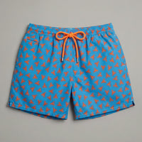 Costume Uomo Azzurro Stampa Granchi | Mc2 Saint Barth Mc2 Saint Barth