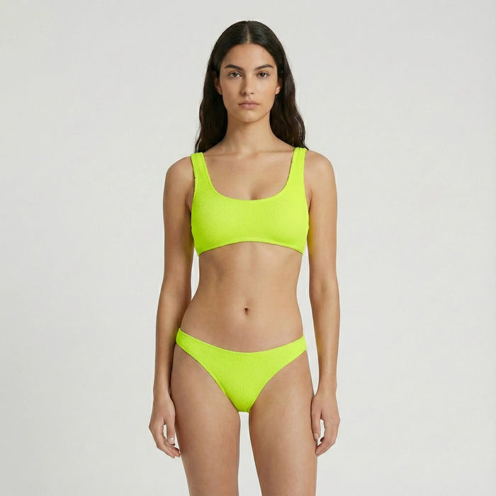 Bikini Effek | Costumi Donna | Giallo Fluo | Costume da Bagno F**K | Outlet Effek