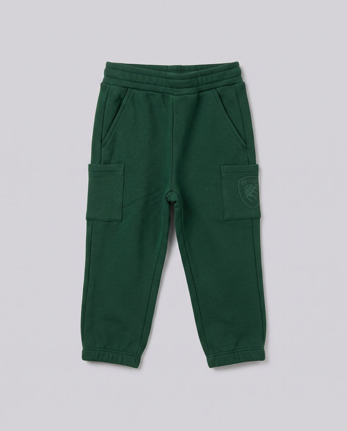Pantaloni Blauer Kids Verdi Cargo da neonato 12 mesi – fronte