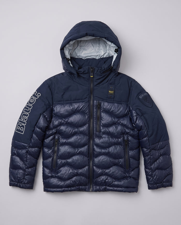 Giubbotto Blauer Kids navy da bambino 8 anni – fronte