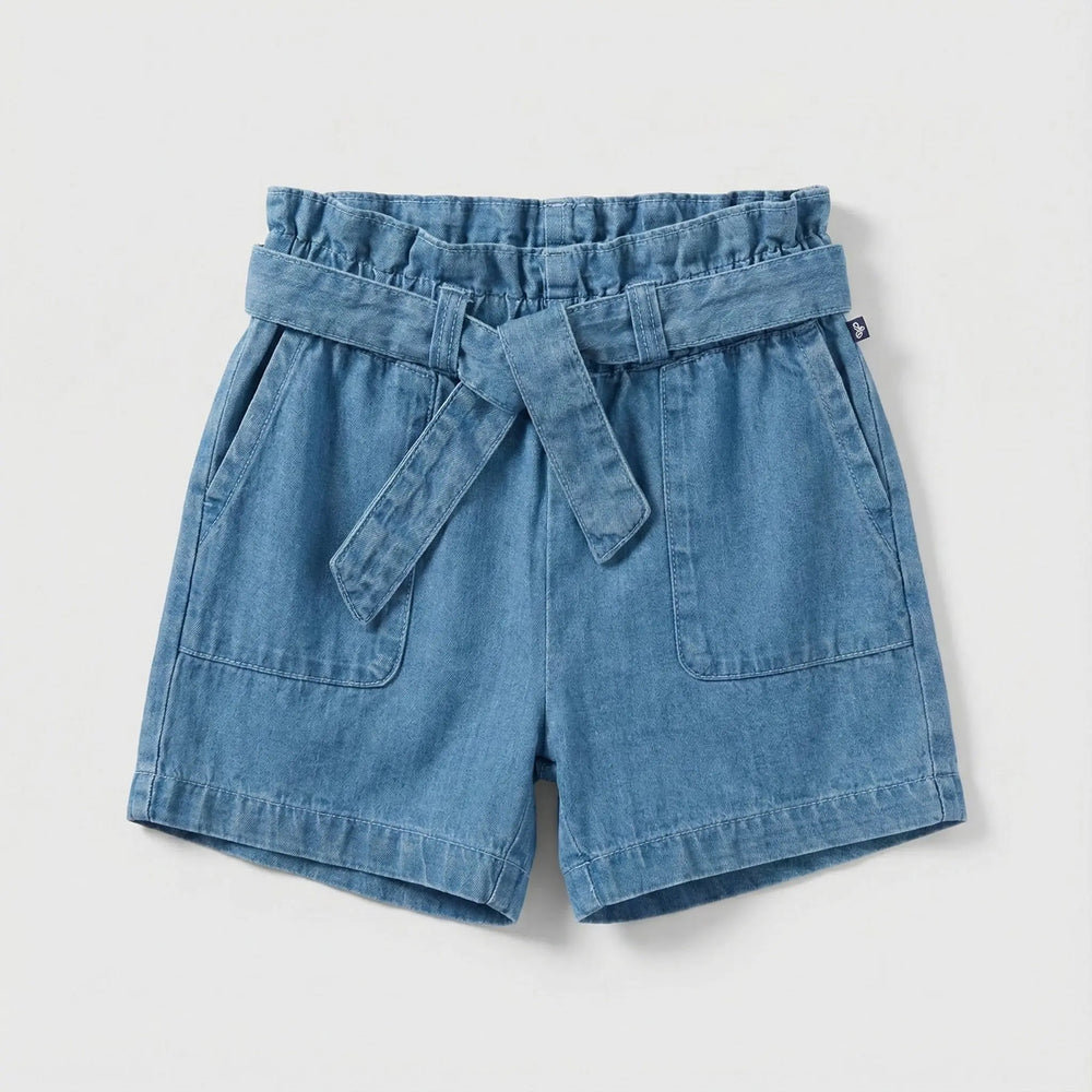 SHORT IN DENIM LEGGERO BAMBINA PETIT BATEAU Petit Bateau