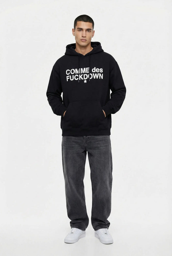 Comme Des Fuckdown | Felpa con Logo | Colore Nero | Outlet Comme Des Fuckdown