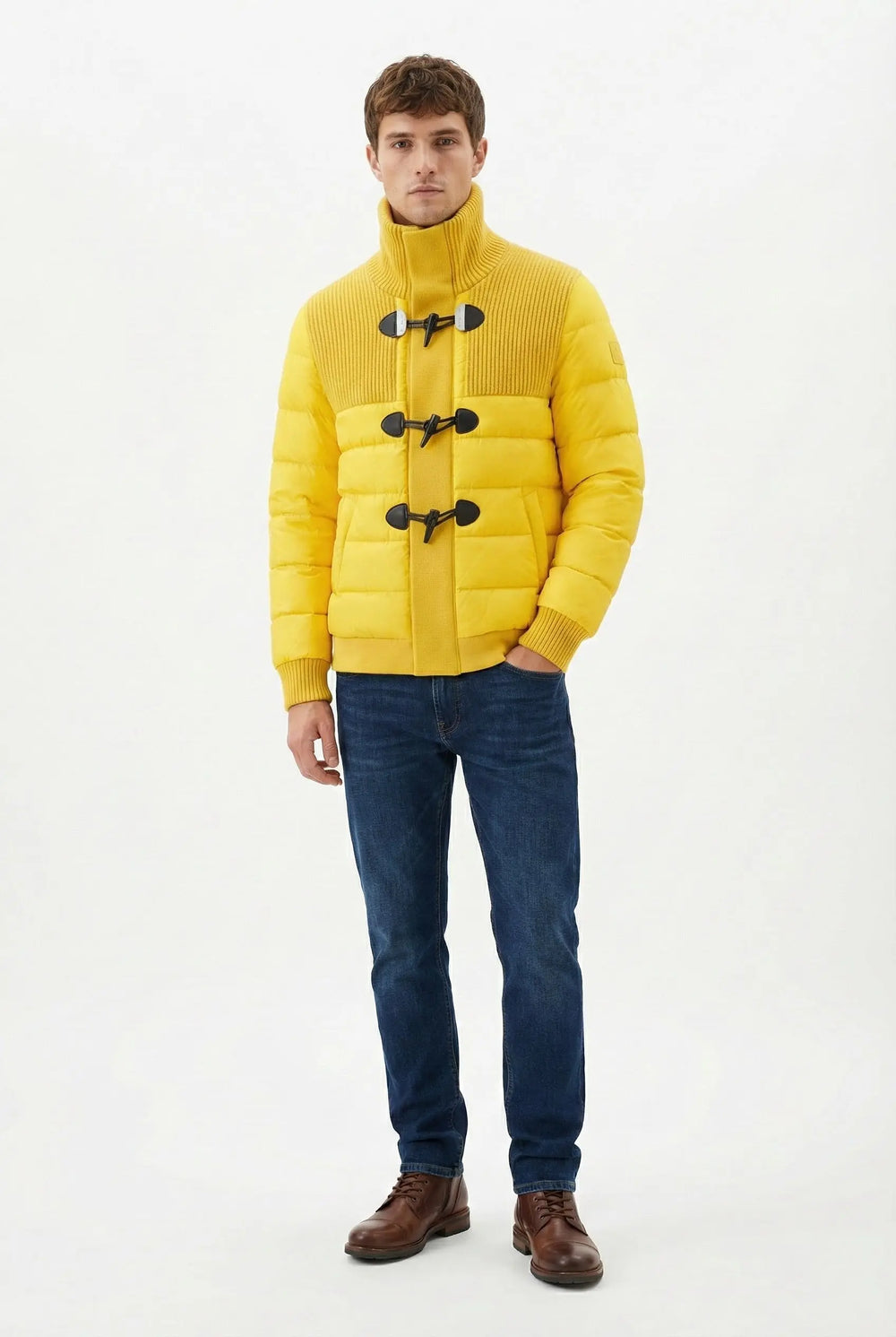 Bark Giallo | Piumino Uomo | Maglia e Nylon Bark