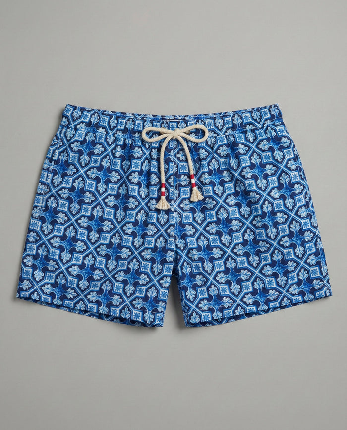 Costume Uomo Mc2 Saint Barth | Texture Geometrica Mc2 Saint Barth