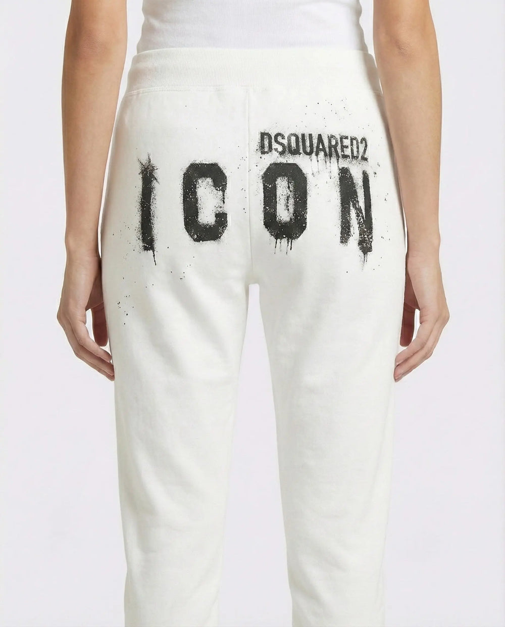 Pantaloni Dsquared2 Icon | Modello Unisex | Bianco Dsquared2