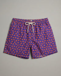 Costume Uomo Stampa Crabs Viola | Mc2 Saint Barth Mc2 Saint Barth