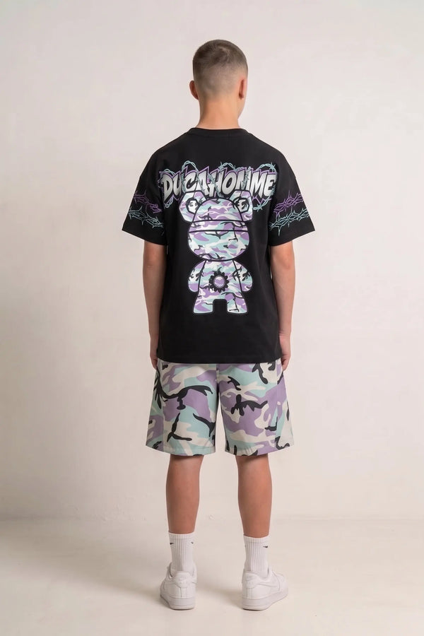 T Shirt Duca Homme Bambino Stampa Teddy