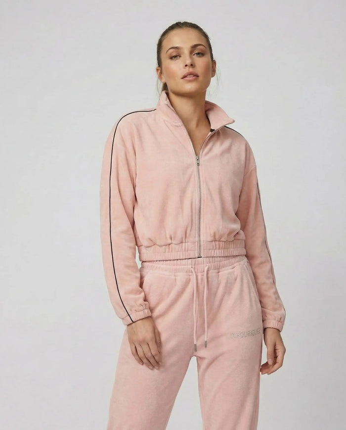 Tuta Diego Rodriguez Donna | Ciniglia | Logo Diamanti | Rosa Diego Rodriguez