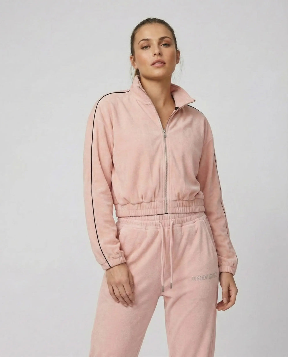 Tuta Diego Rodriguez Donna | Ciniglia | Logo Diamanti | Rosa Diego Rodriguez