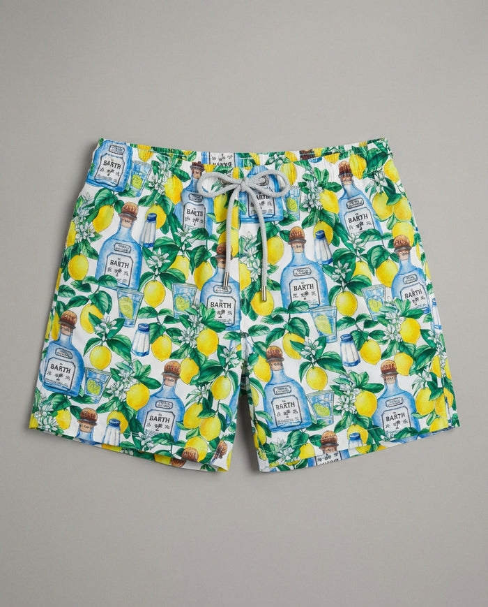 Costume Uomo Mc2 Saint Barth | Stampa Limoni & Bottiglie Mc2 Saint Barth