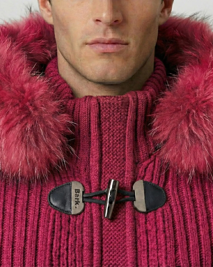 Bark Fucsia con Pelliccia | Giubbotto Unisex | Uomo Donna Bark