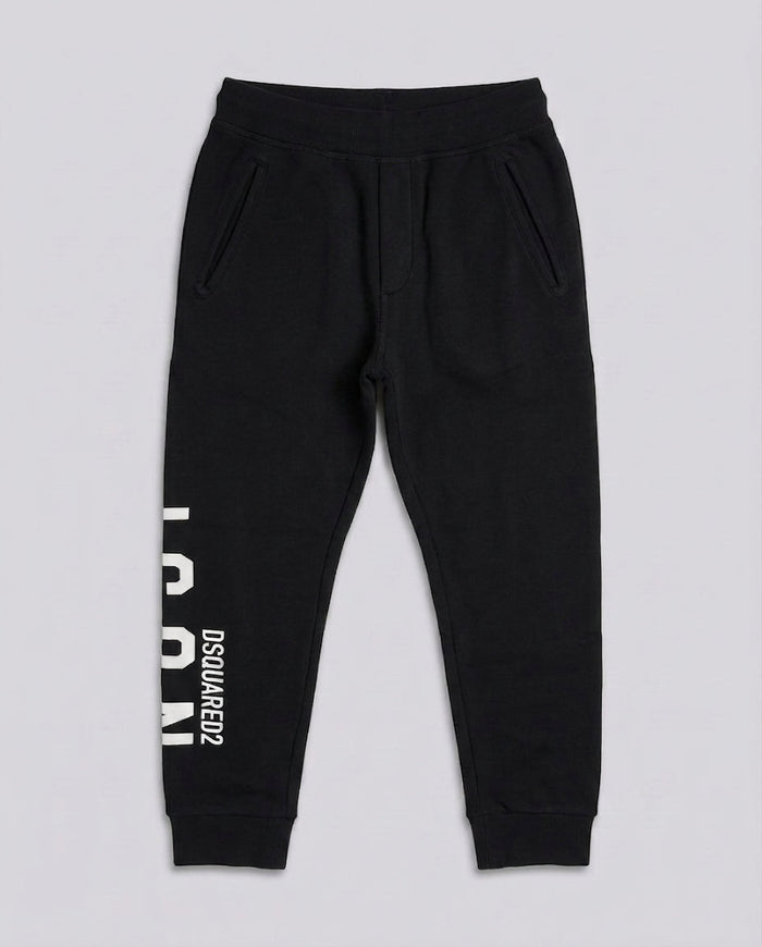 Dsquared2 Junior Pantaloni Jogger ICON Neri