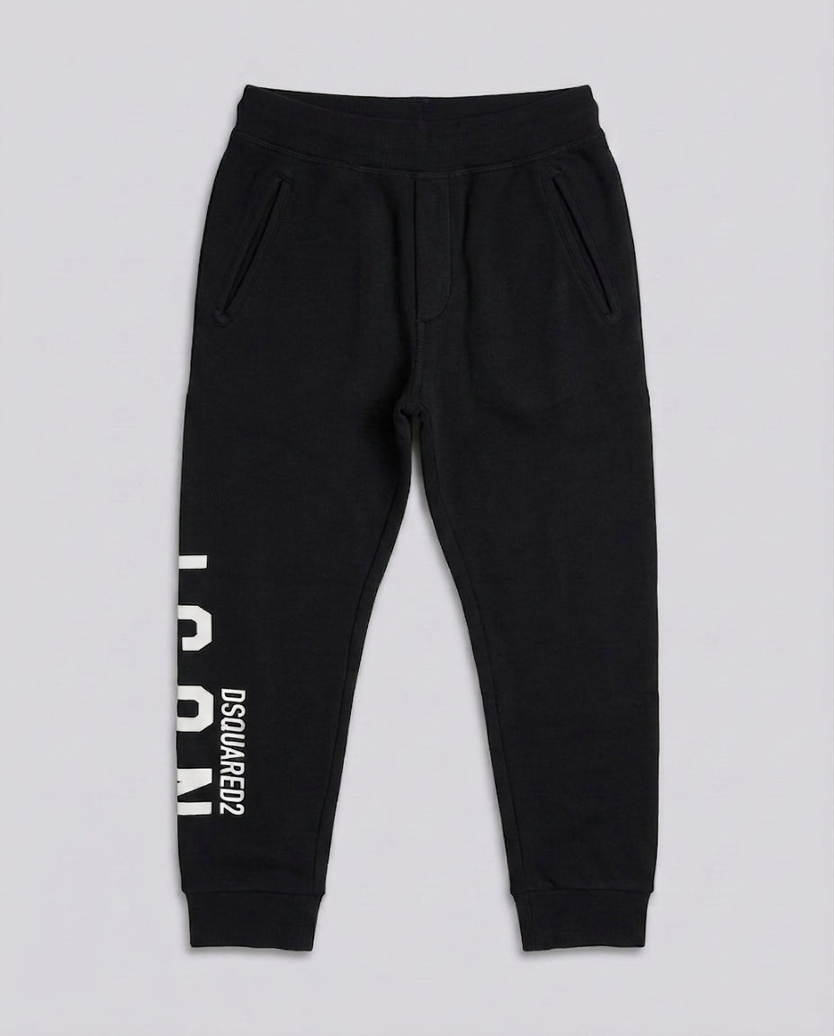 Dsquared2 Junior Pantaloni Jogger ICON Neri