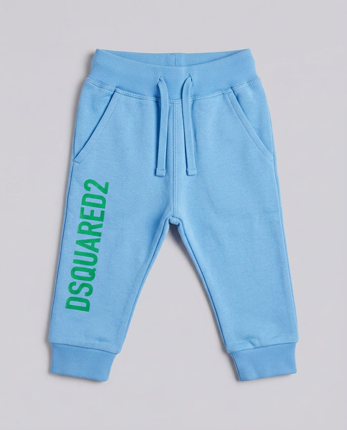 Dsquared2 Junior Pantaloni Jogger Baby Azzurri